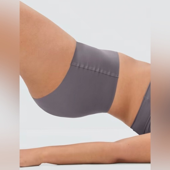 Everlane The Invisible High-Rise Hipster NWT in Plum Grey Size XS - Picture 2 of 8